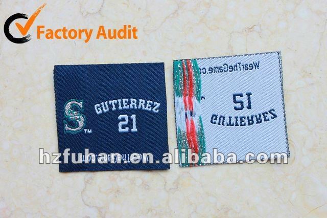 High quality direct factory shoes fabric tab