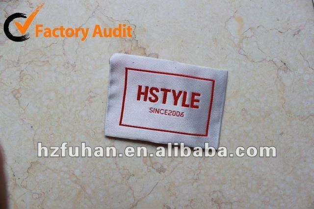 woven label wholesalers, customize satin woven brand label
