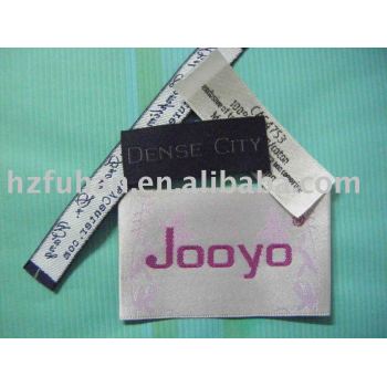 pretty and colorful apparel labels