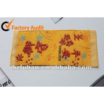 2012 fashionable colorful textiled garments woven label