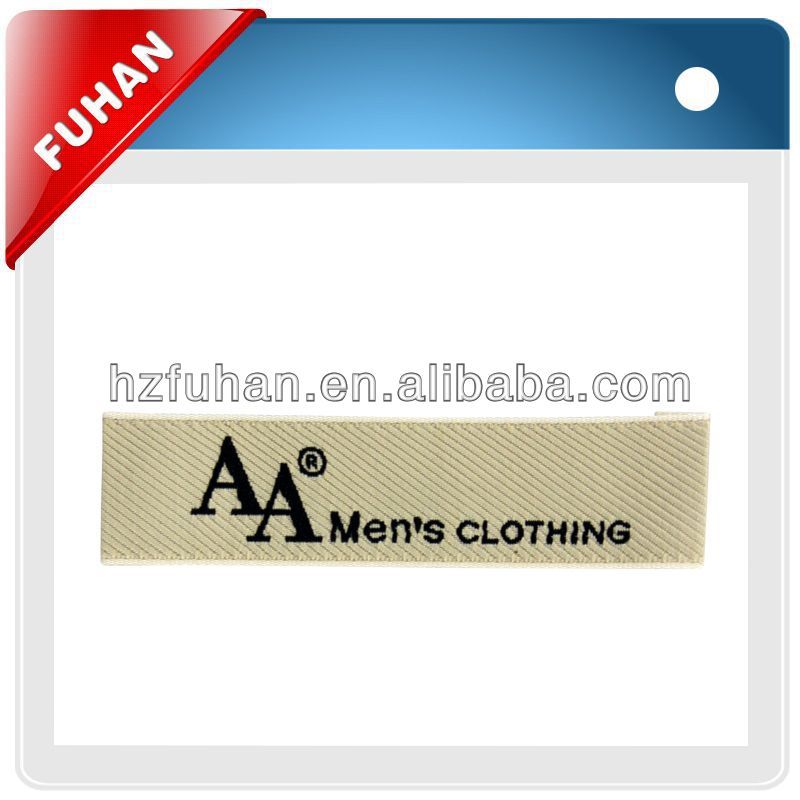 Delicate design of high quality garment woven label