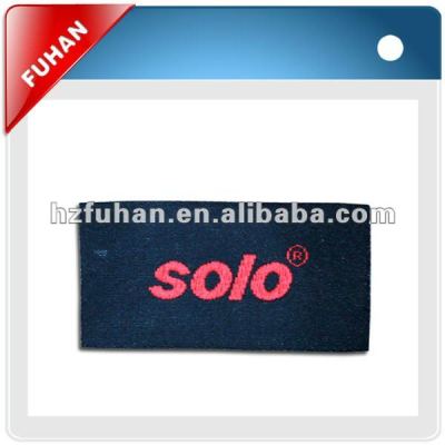 stylish polyester back neck woven labels for garment
