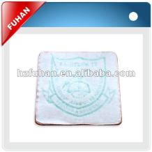 beautiful design woven garment patches with hot melt
