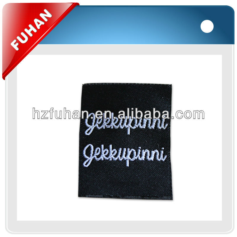 China garment manufacturer of woven neck labels for men's clothing