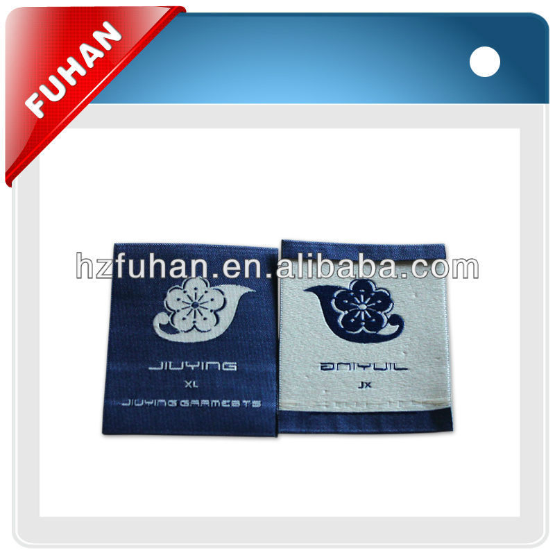 China garment manufacturer of woven neck labels for men's clothing