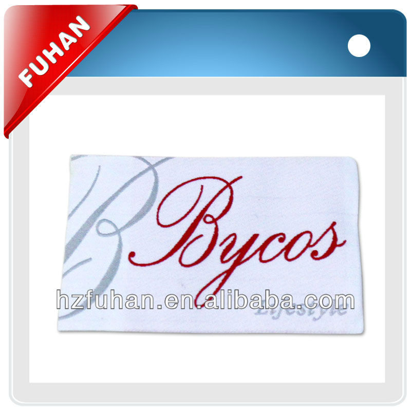 2013 beautiful design woven label for jewelry