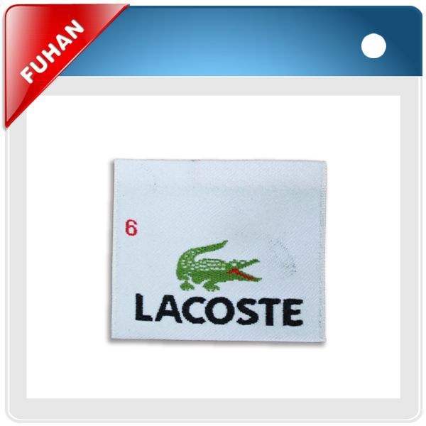 2013 Eco-friendly woven badge label
