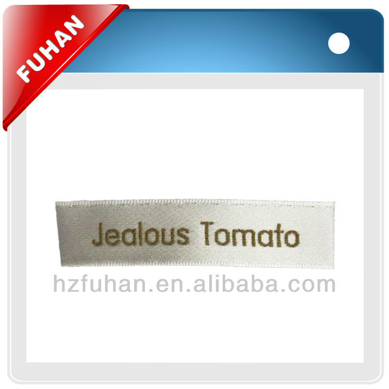 Customized directly high quality factory woven clothing labels