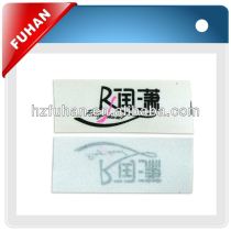 white Satin woven tape &printed labels for general clothes