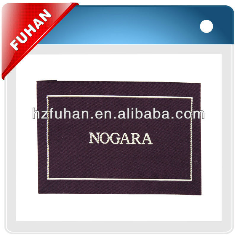 2013 Chinese manufacturer provide superior quality cheap woven label