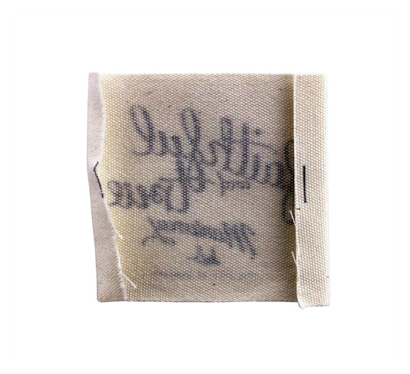 organic cotton tape printed neck label