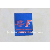 blue adhesive double label
