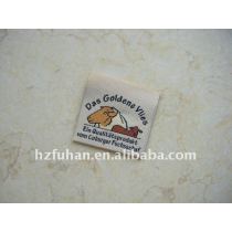 lovely half folded woven labels for clothing