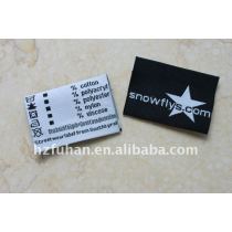 special half folded woven labels