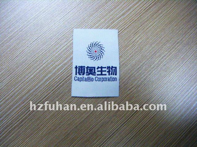 satin fabric main label garment label for textile