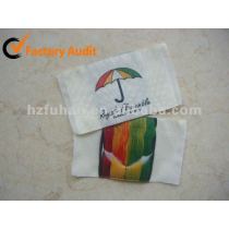 Polyester textile label