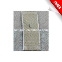 Hot selling cheap price clothing size woven label