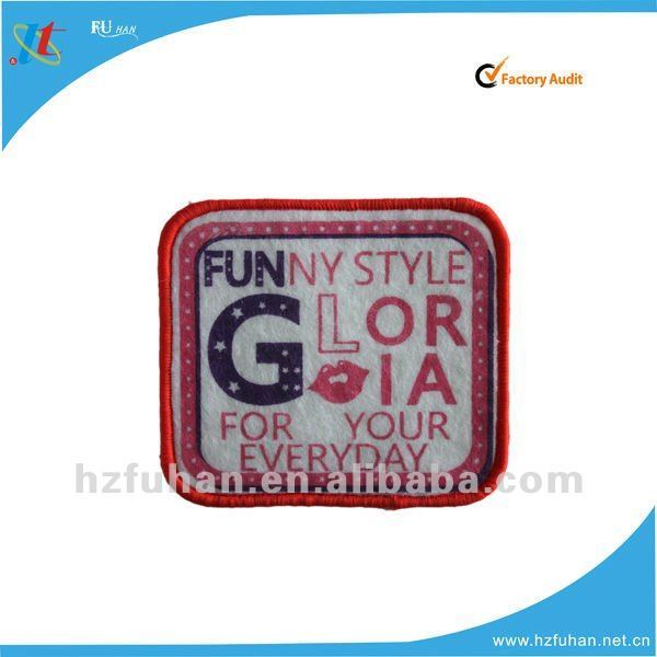 Hot Sale Embroidery Woven Labels for Carpet