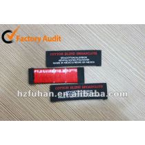 High-quality Gou bian woven labels for brand clothes
