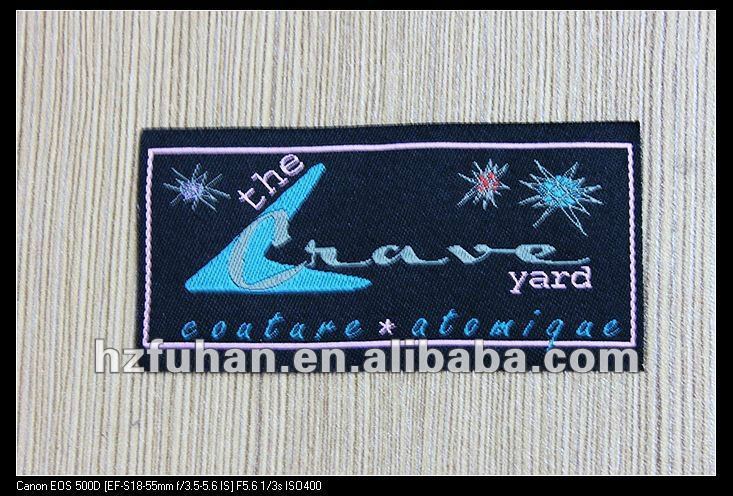 dress fabric woven label for clothing