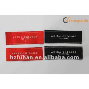 woven label for top clothes samll quantity can accept