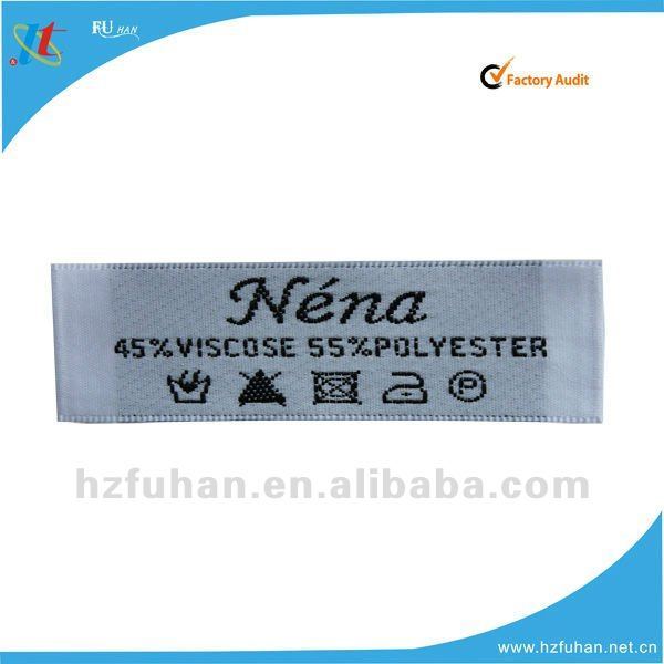 Colorful Embroidered Woven Labels for Carpet