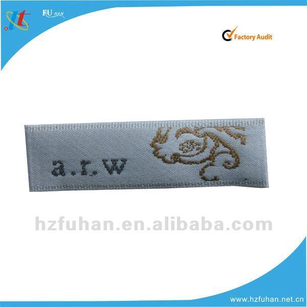 Customized Colorful Textile Woven Clothes Labels for Children Garment