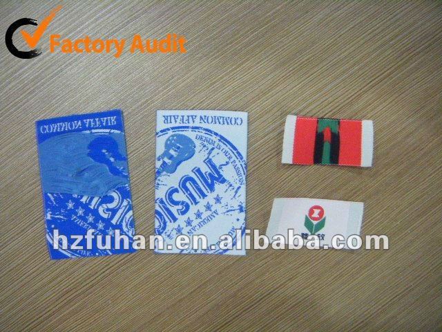 China custom made finely processed clothing labels