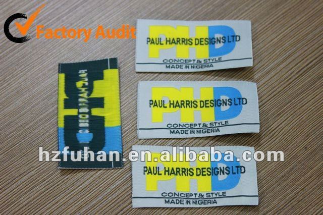 China custom made finely processed clothing labels