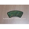 accessory fabric lockrand green woven label