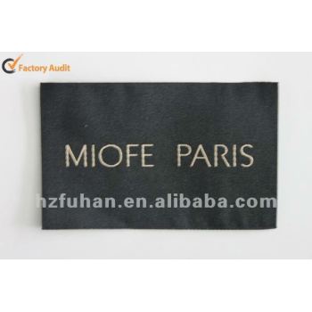 big size woven labels for high quality men's suit