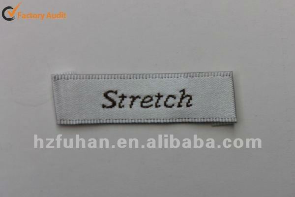 high density two sides fold clothes woven labels