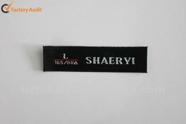 garment woven labels with sewing part