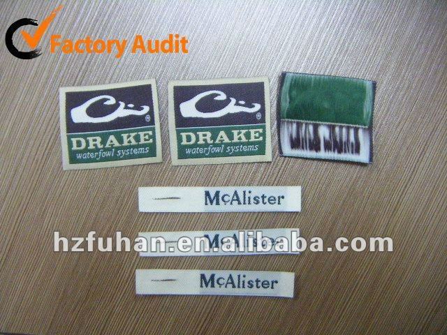 directly factory textile fabric custom woven label