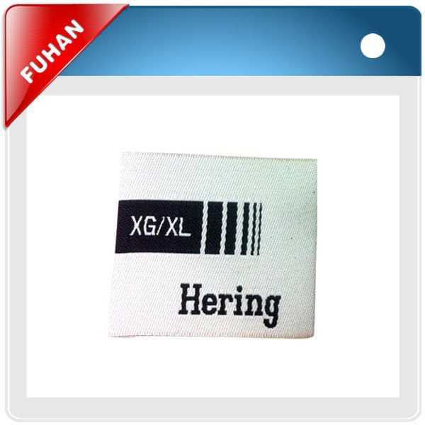 woven label manufactures, customize fashion woven labels
