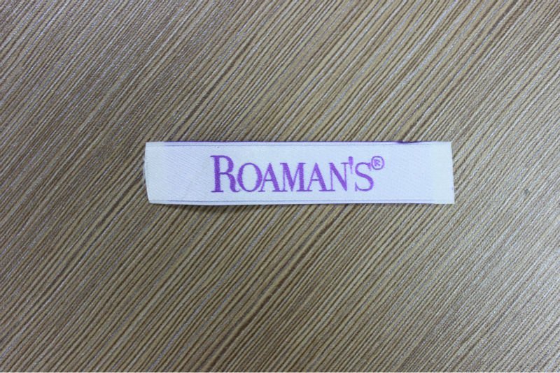 woven label wholesalers, customize satin woven brand label