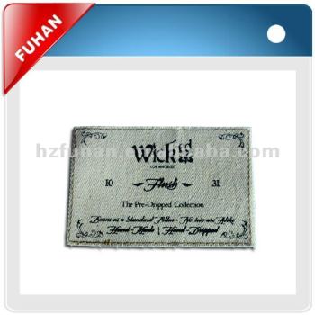 woven label wholesalers, customize canvas woven label