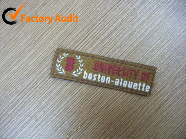 woven label wholesalers, customize colorful garment woven label