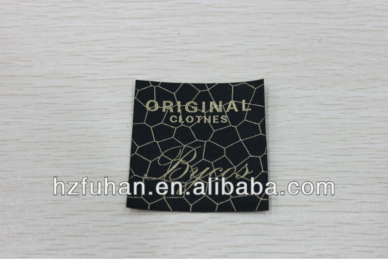 camouflage fabric yarn woven label for bedroom carpet