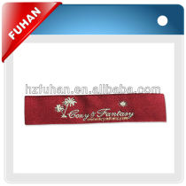 damask garment labels scarf woven