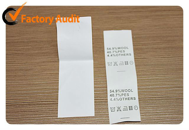 woven label, printing label,Garment Care Label printed on ribbon