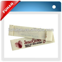 iron on woven label with hot melt