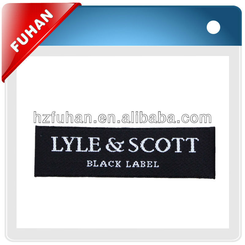 Fashionable Custom stitched fabric labels for bestseller