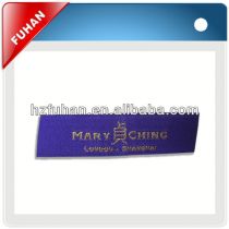 Newest style customized thick woven label