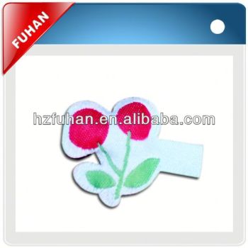 2013 wholesale colourful woven size labels for clothes