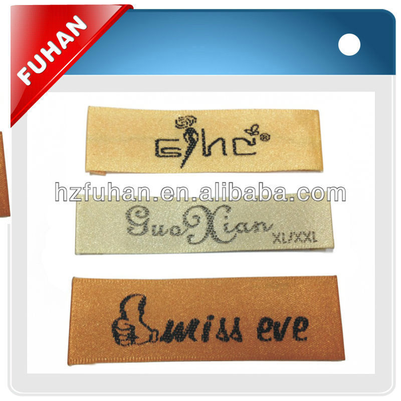 Popular design centre fabric labels for clothing