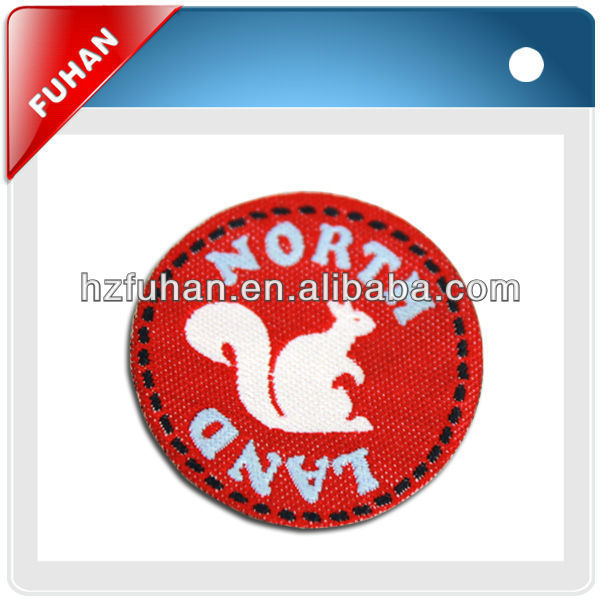 2014 wholesale customized Ice skating woven patch with high density