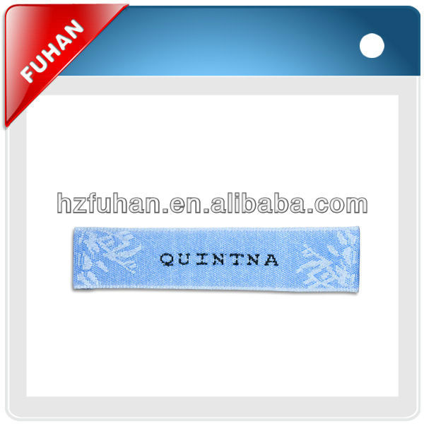 Customized Garment Woven labels, satin size labels, brand labels for clothing