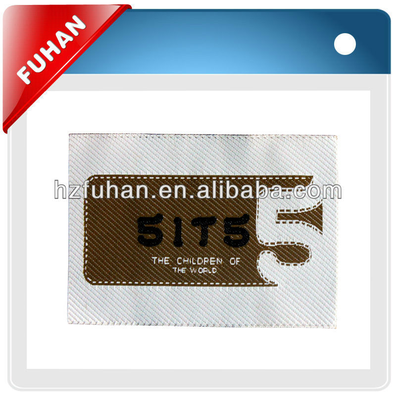 Customized China direct factory fire retardant woven label EN 533