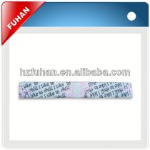 2013 Directly factory size letter garment woven labels